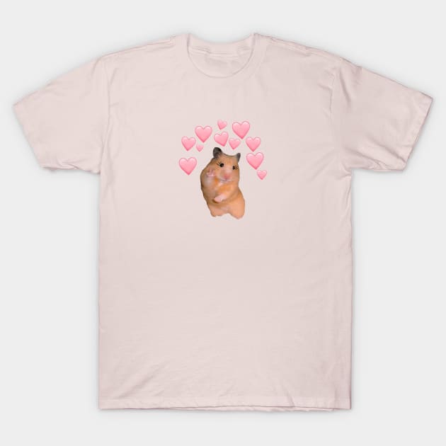 Hamster meme T-Shirt by Mavis Fox